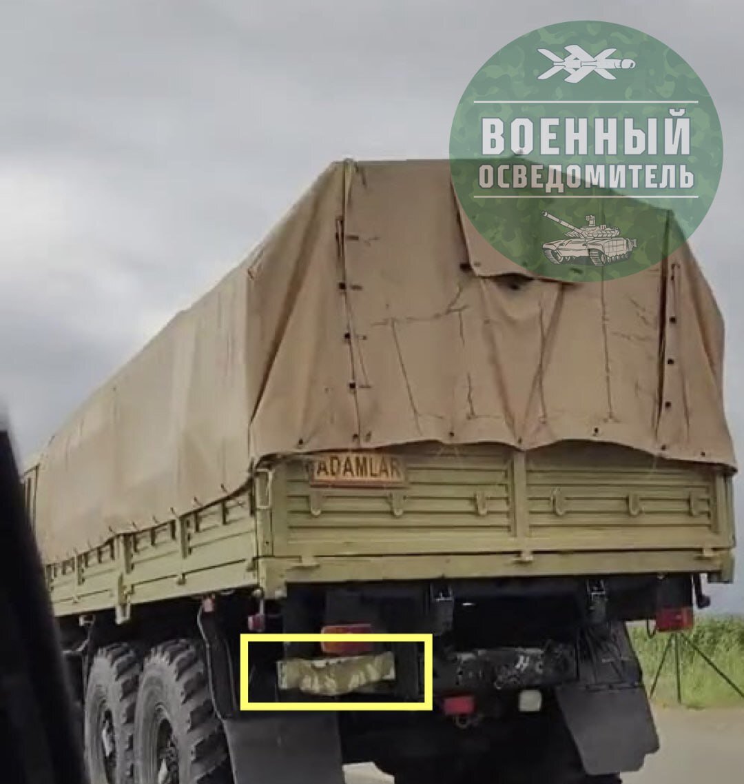 حرکت مشکوک باکو روی کامیونهای باری/عکس