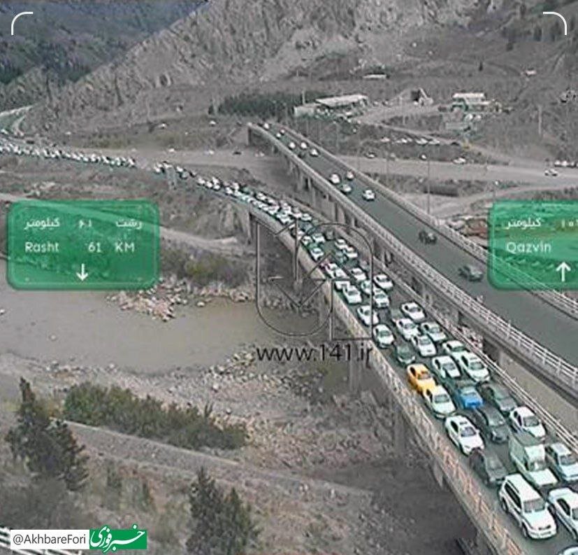 هشدار به مسافران؛ ترافیک در ورودی این شهر فوقسنگین شد/ عکس