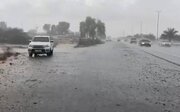 بیینید | طوفان شدید در شهر «وجده» مراکش