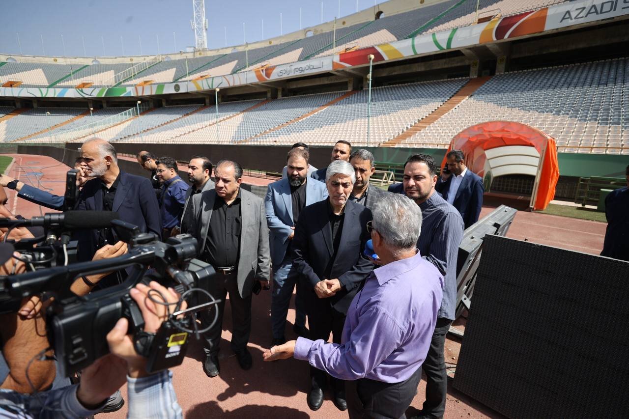 عکس| بازید سرپرست وزارت ورزش از ورزشگاه آزادی در آستانه دیدار پرسپولیس - النصر