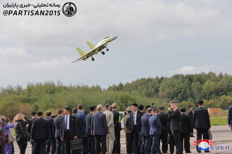 کیم جونگ اون و سوخو۳۵ در شرق روسیه!/عکس