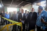 افتتاح خط تولید شیشه سولار در شرکت شیشه قزوین