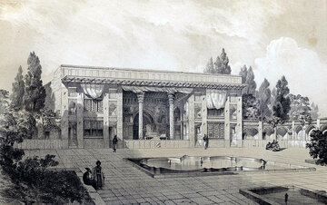 تهران قدیم | کاخ گلستان 77 سال قبل / عکس