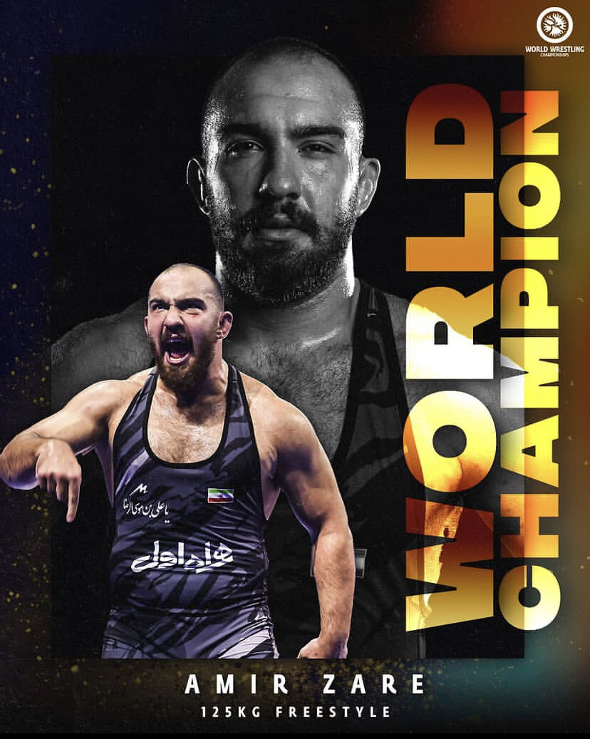 عکس| واکنش فدراسیون جهانی به تاجگذاری امیرحسین زارع