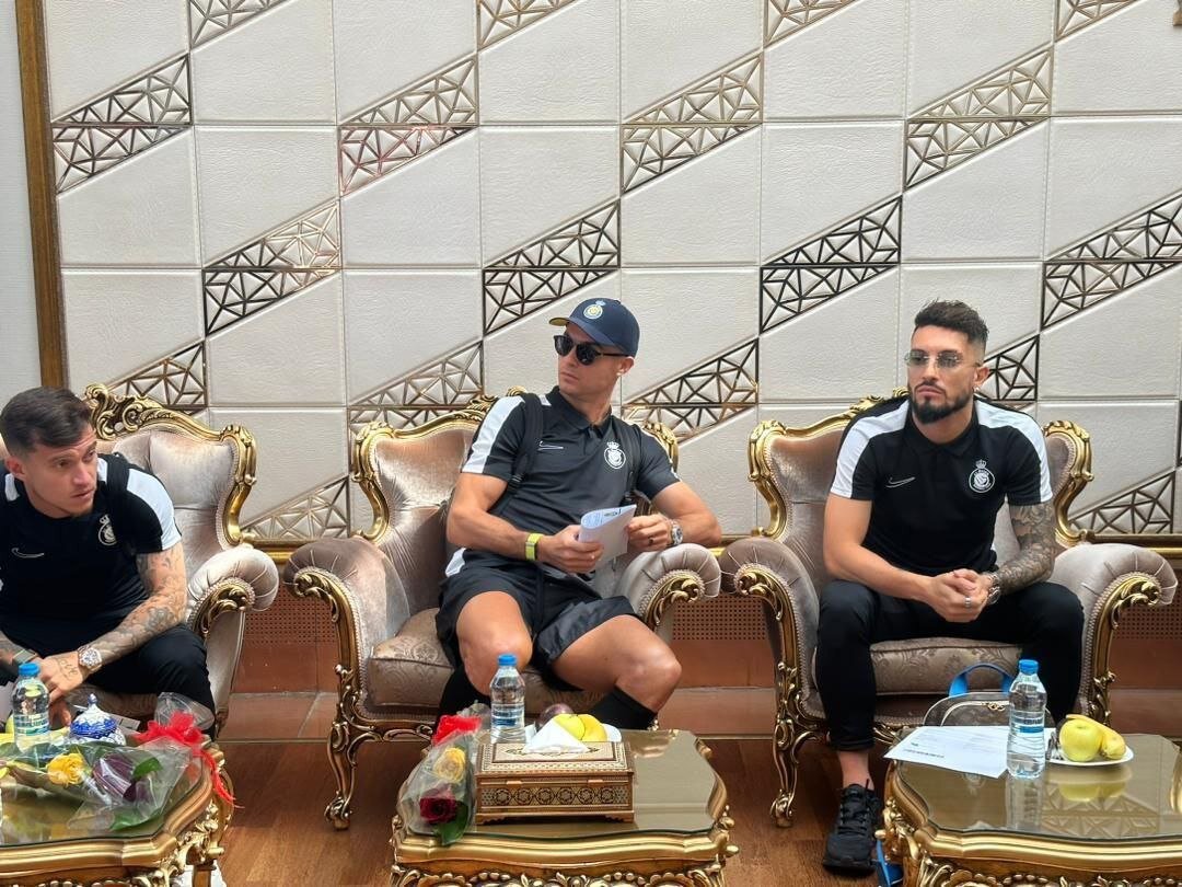 Saudi Al-Nassr football team arrives in Tehran