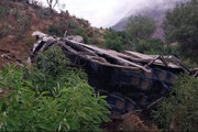 ببینید | اولین تصاویر از سقوط مرگبار اتوبوس به داخل دره با ۲۴ کشته
