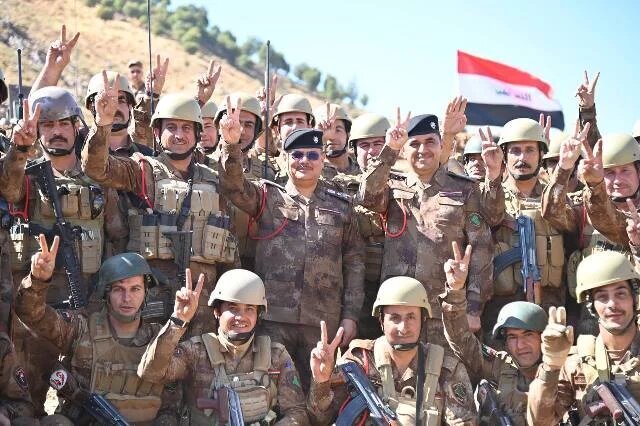 فرمانده مرزبانی عراق از مرز اقلیم کردستان و ایران بازدید کرد/عکس