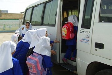 خدمات‌رسانی ۱۱۰ دستگاه اتوبوس و مینی‌بوس در طرح سرویس مدارس سنندج