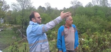 مسئولین رضوانشهر در کنار مردم