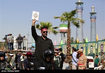 حضور تمام‌قد نیروهای مسلح ایران در خلیج فارس+عکس