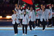 ببینید | رژه کاروان ایران در افتتاحیه بازی‌های آسیایی هانگژو با پرچم‌داری ناهید کیانی و جواد فروغی