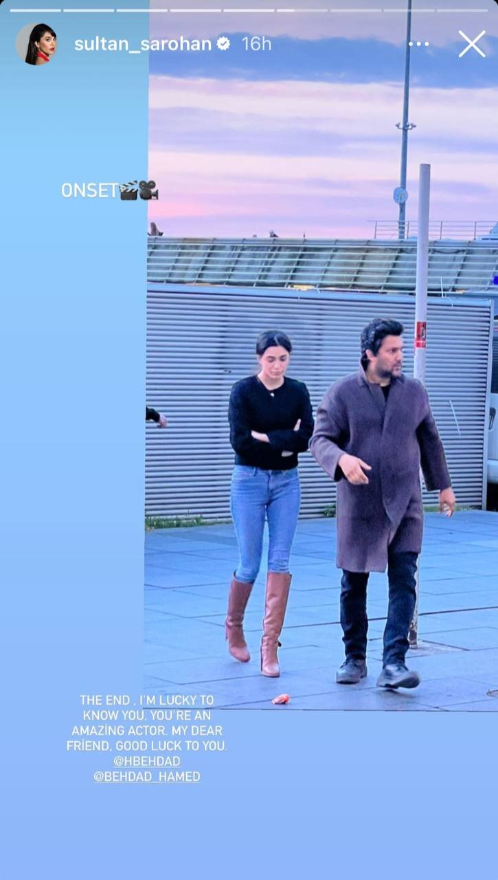 عکس | تمجید ویژه بازیگر زن ترکیه از حامد بهداد؛ واکنش متقابل آقای بازیگر به همتای ترک