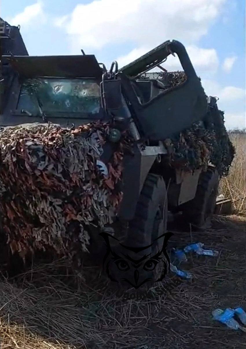 نفربر زرهی فرانسه منهدم شد/عکس