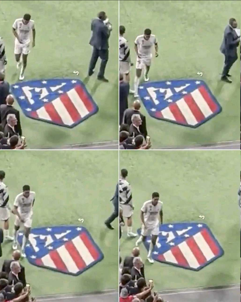 عکس| احترام ویژه ستاره جدید رئال به اتلتیکو مادرید