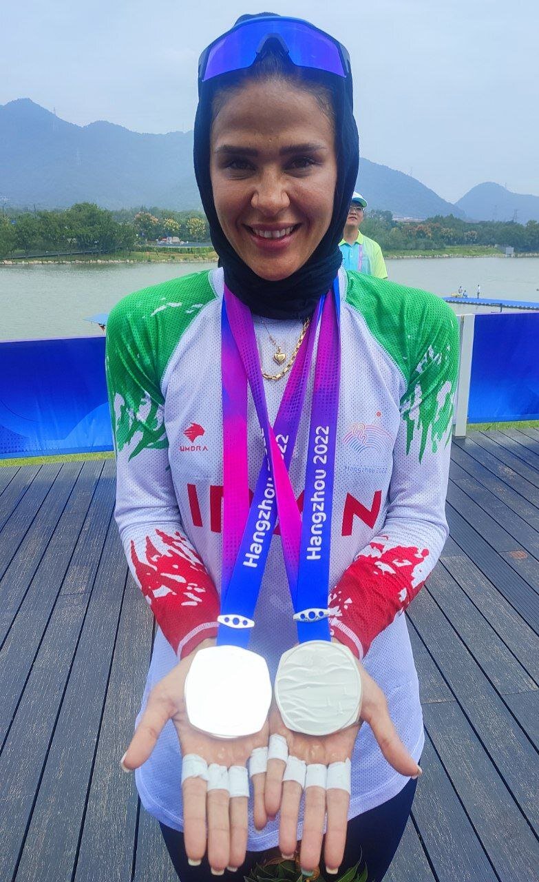 عکس| دستهای پینهبسته دختر مدالآور ایران در هانگژو