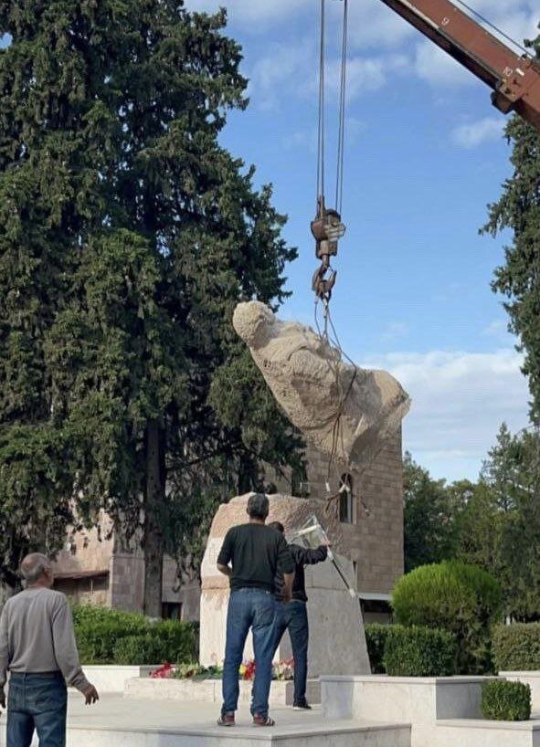 آخرین تحولات قراباغ پس از حمله جمهوری آذربایجان/ مجسمه مونته ملکونیان به زیر کشیده شد/ باکو بر کدام نواحی تسلط دارد؟