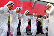 ببینید | رقص شمشیر سعودی‌ها در هتل معروف تهران