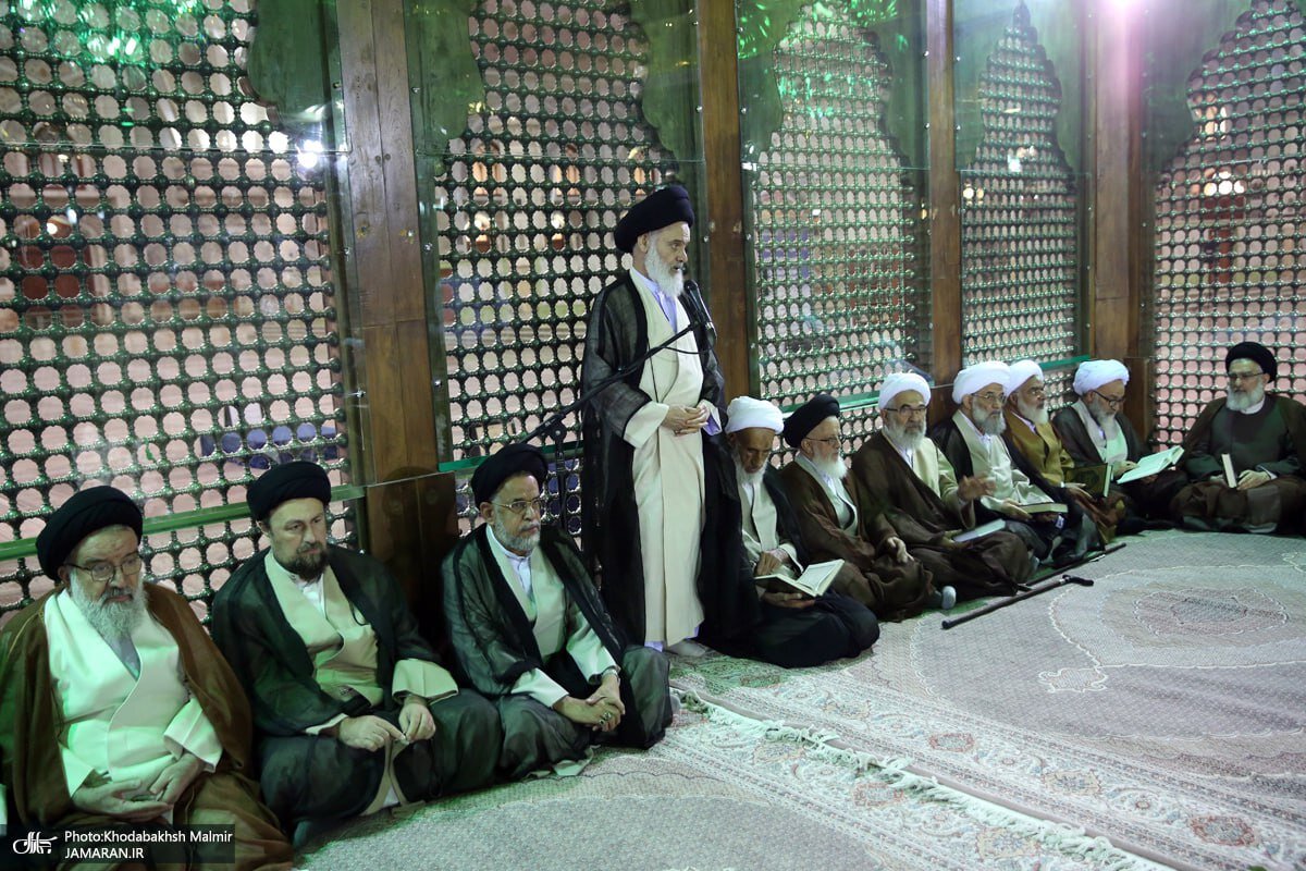 جنتی غایب بود، رئیسی هم نیامد /سیدحسن خمینی به استقبال نمایندگان رفت +عکس