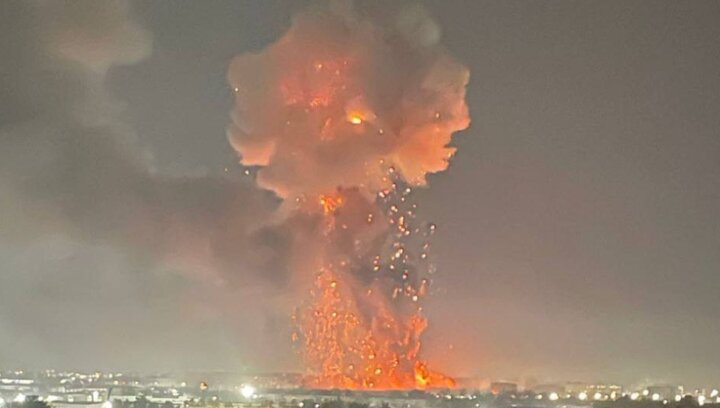 ببینید | انفجاری مرگبار در انبار گمرک فرودگاه تاشکند ازبکستان
