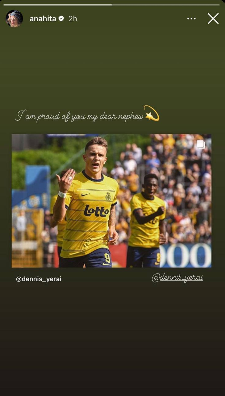 عکس| استوری بازیگر زن سینما برای لژیونر دورگه!