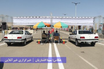 مسابقه کشوری اتومبیلرانی درگ (شتاب) در ارومیه