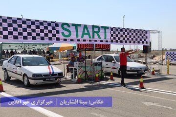 مسابقه کشوری اتومبیلرانی درگ (شتاب) در ارومیه