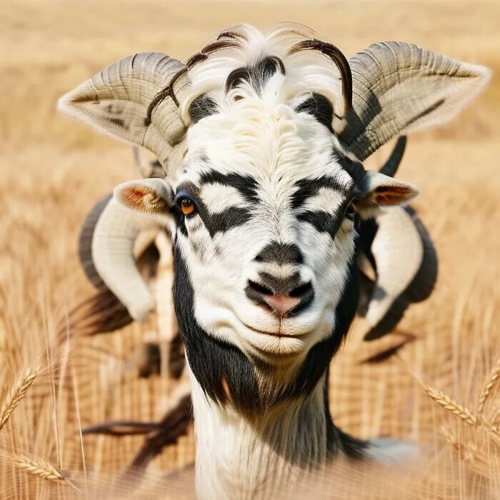 نمایان شدن چهره بازیگر زن مشهور روی صورت بز/ خطای دید یا پنهانکاری عمدی؟/ عکس