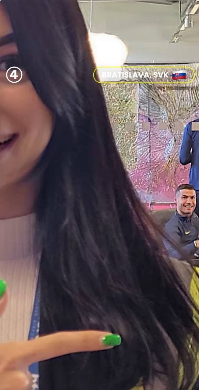 سلفی بامزه یک دختر خجالتی با رونالدو