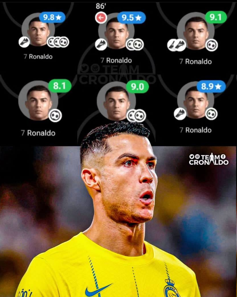 عکس| آمار بینظیر رونالدو در عربستان