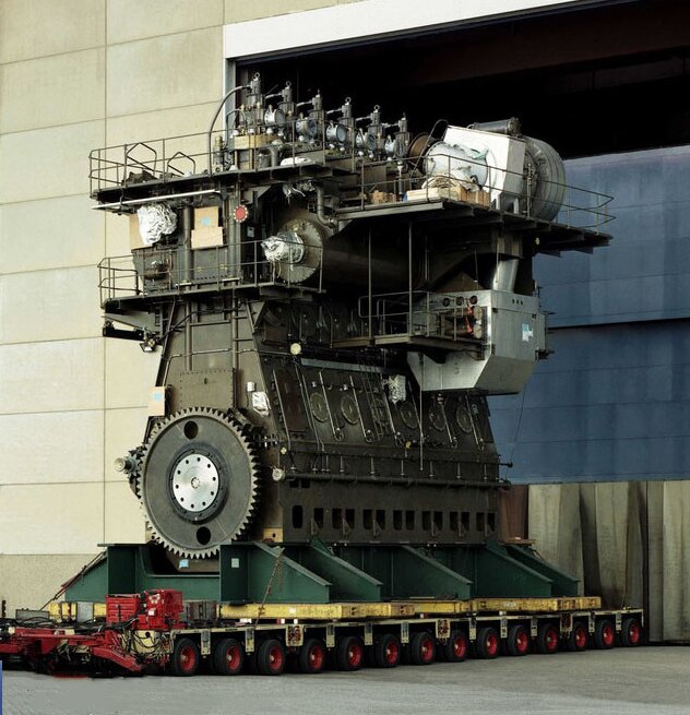 بزرگترین موتور جهان با ابعادی باورنکردنی/ عکس