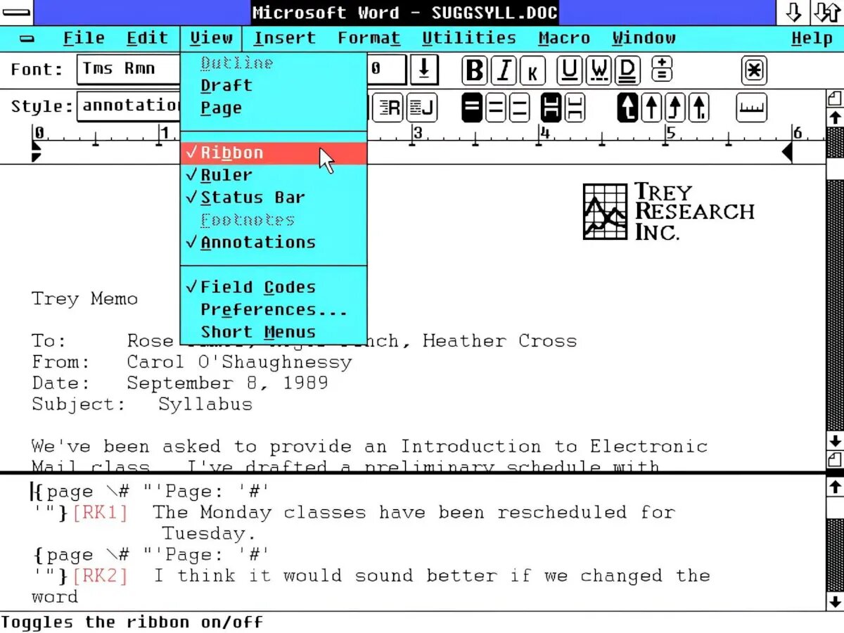 با خواندن این خبر احساس پیری میکنید/ مایکروسافت ورد ۴۰ ساله شد!