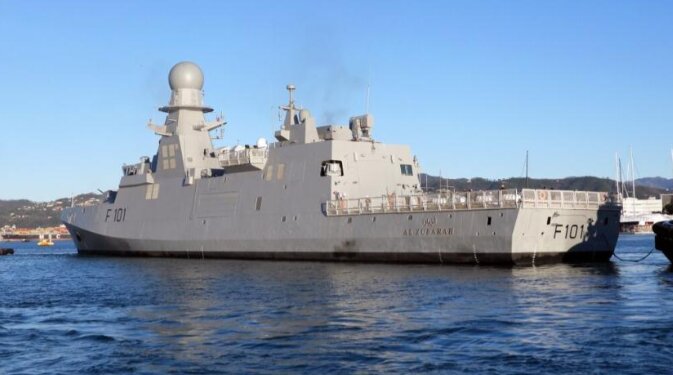 سلاح ایتالیایی نیروی دریایی قطر/ ناو جنگی قدرتمند الزباره/ عکس