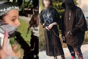 ببینید | تصاویر تکان‌دهنده از دختران قمه‌کش در حال ایجاد وحشت در پارک مشهد