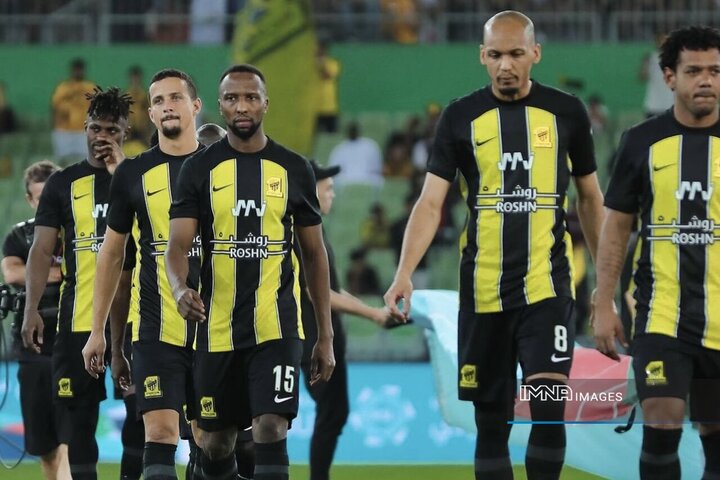 ببینید | تصاویر جدید از حضور بازکنان الاتحاد در فرودگاه شهید بهشتی در حال ترک ایران