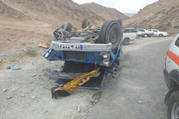 دو حادثه ترافیکی در خوزستان ۱۴ مصدوم بر جای گذاشت