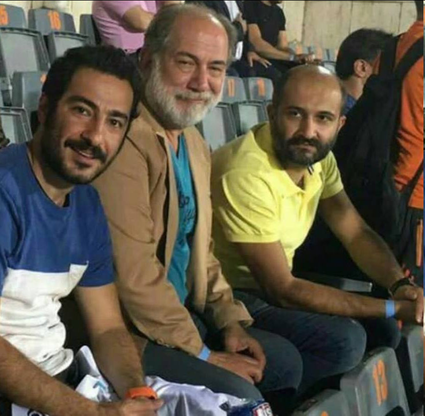 عکس| آتیلا پسیانی و نوید محمدزاده تماشاگر بازی استقلال در استادیوم آزادی