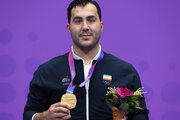 گنج زاده: مدالم را به مردم ایران تقدیم می‌کنم