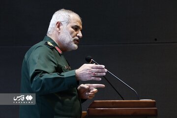 بازدید بانوان راوی پیشرفت از نمایشگاه هوافضا سپاه