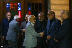 محمد خاتمی به مراسم عزای اصلاح‌طلب معروف رفت/ جهانگیری، نوبخت،بهزاد نبوی و محسن هاشمی هم آمدند+عکس