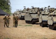 ببینید | تردد تانک‌های اسرائیل در مناطق شمالی فلسطین اشغالی و هم مرز با لبنان