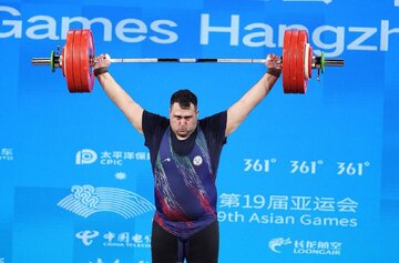 مدال نقره ایران در وزنه‌برداری فوق سنگین