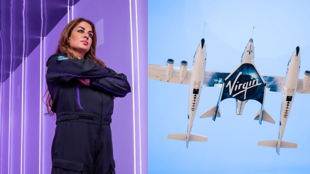 نخستین زن پاکستانی با این هواپیمای عجیب به فضا سفر کرد/ عکس