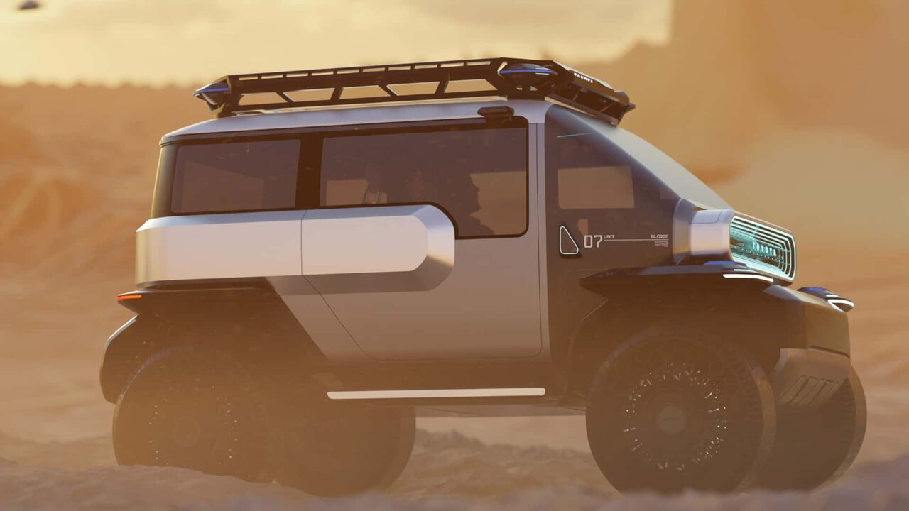 تویوتا لندکروز در مریخ!/ عکس