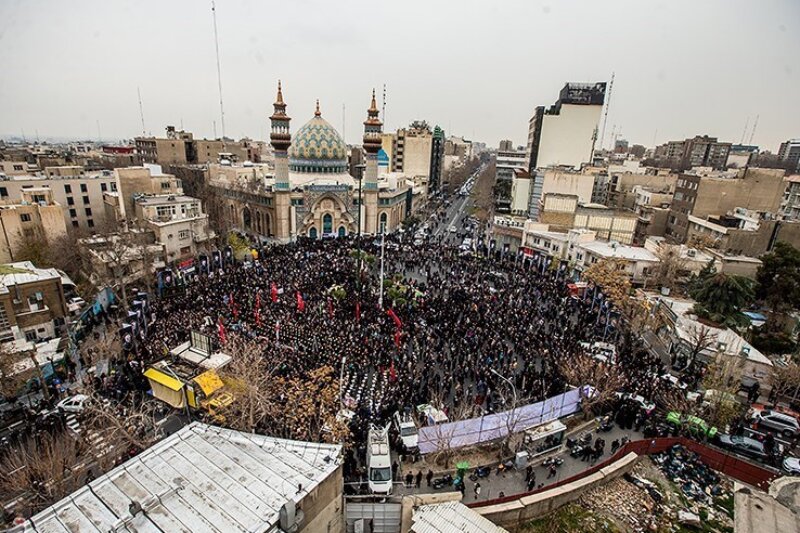 ببینید | اجتماع گروهی از مردم تهران در میدان فلسطین در حمایت از عملیات طوفان الاقصی علیه اسرائیل