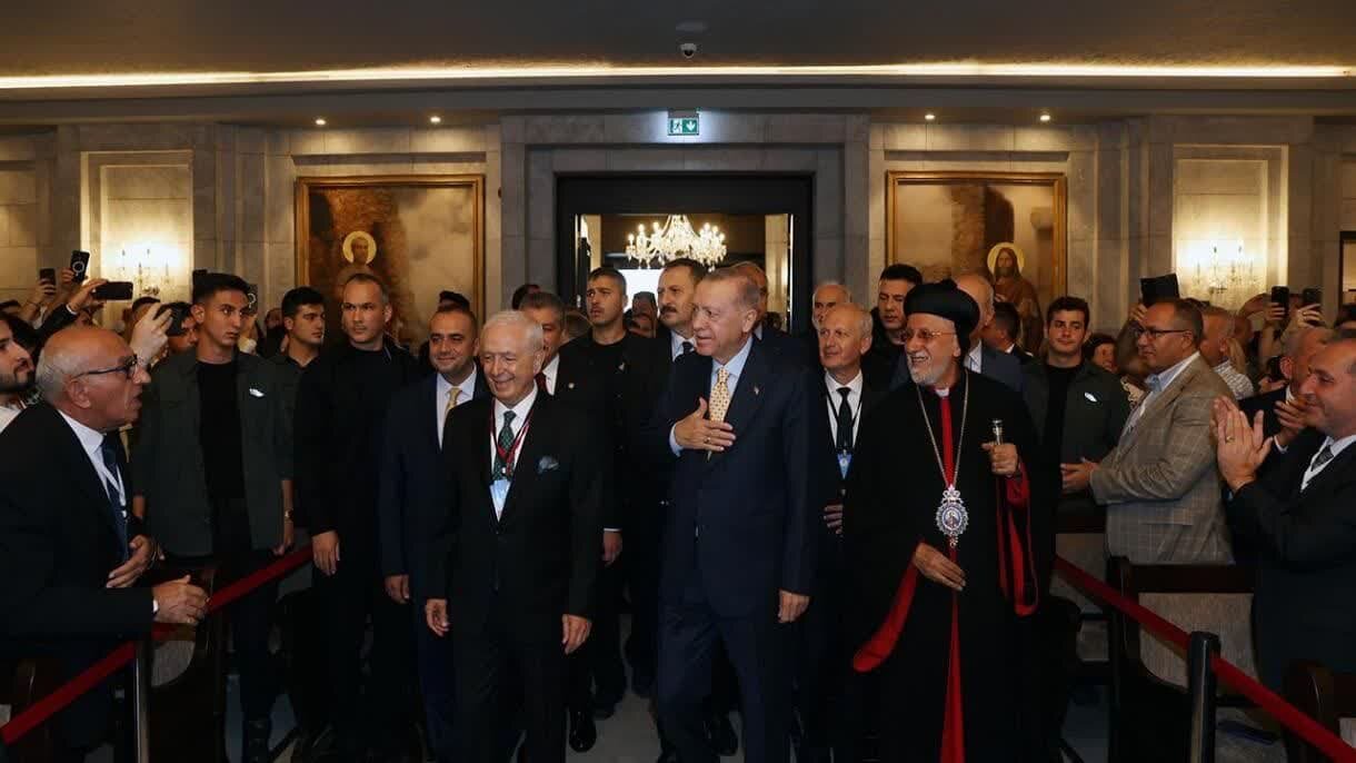 اردوغان اولین کلیسای مدرن دولتی در ترکیه را افتتاح کرد