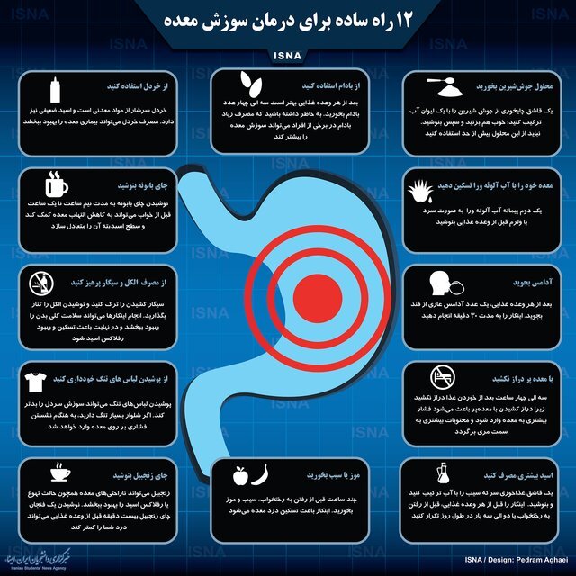 ٩ دلیل مهم درباره سوزش ناگهانی معده