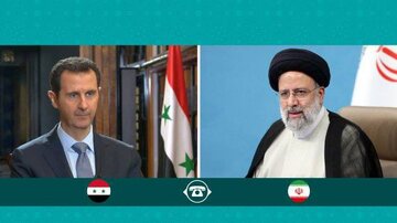 گفتگوی تلفنی مهم رئیسی و بشار اسد درباره طوفان الاقصی