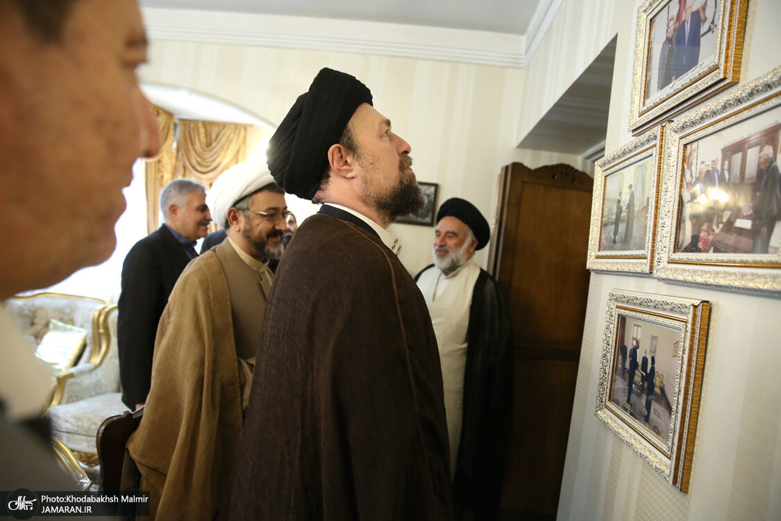 تصاویر سیدحسن خمینی در منزل سفیر فلسطین در ایران 4