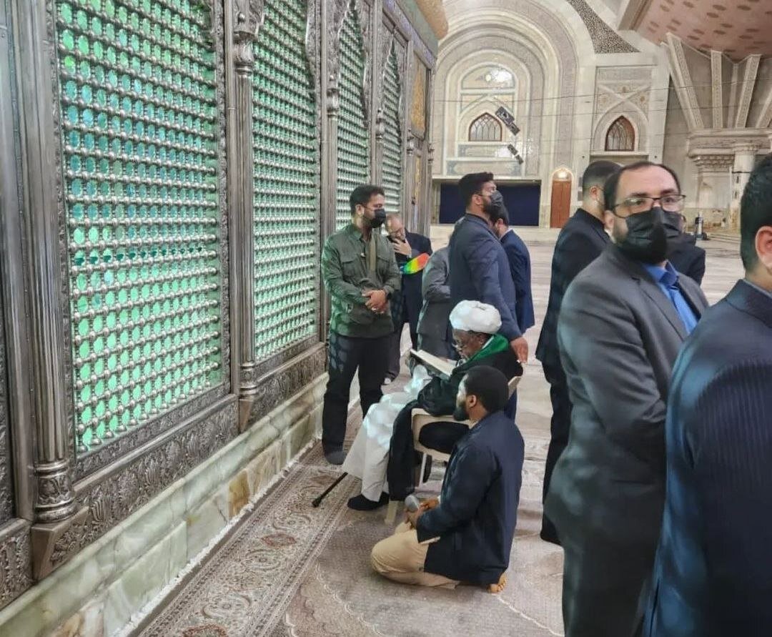 عکسی از مهمان ویژه حرم امام خمینی (ره)