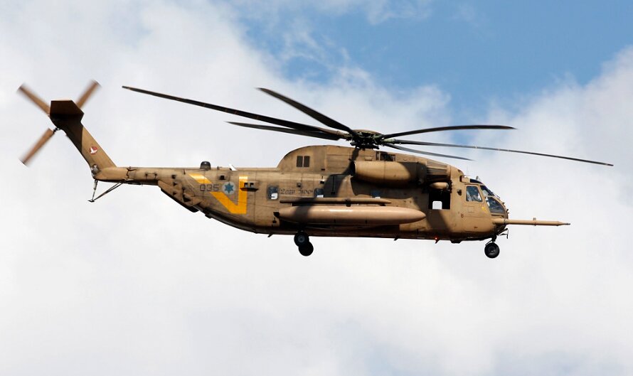 هلی‌کوپتر نظامی اسرائیل خاکستر شد